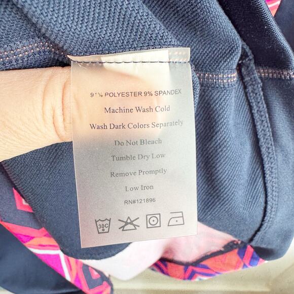 Title Nine Gidget 2.0 Active Colorful Sheath Dress Blur Pink Cap Sleeve Small S - Picture 6 of 9